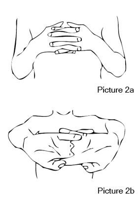 Picture 2 - Hands stretch breathing